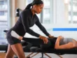 Massage stretching, sports massage